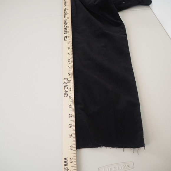 NWT Talbots Corduroy Straight Leg Black Pants Women's Size 8 Classic 5 Pocket - Picture 7 of 9
